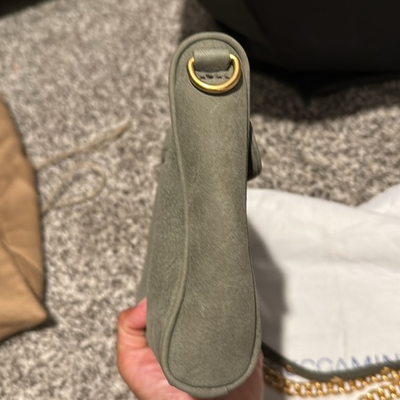 Rebecca Minkoff Olive Green Crossbody Bag with Gold Accents - Picture 7 of 8